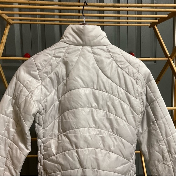 Obermeyer Girls Puffer Jacket Size M Light Gray Full-Zip Pockets - Picture 4 of 14